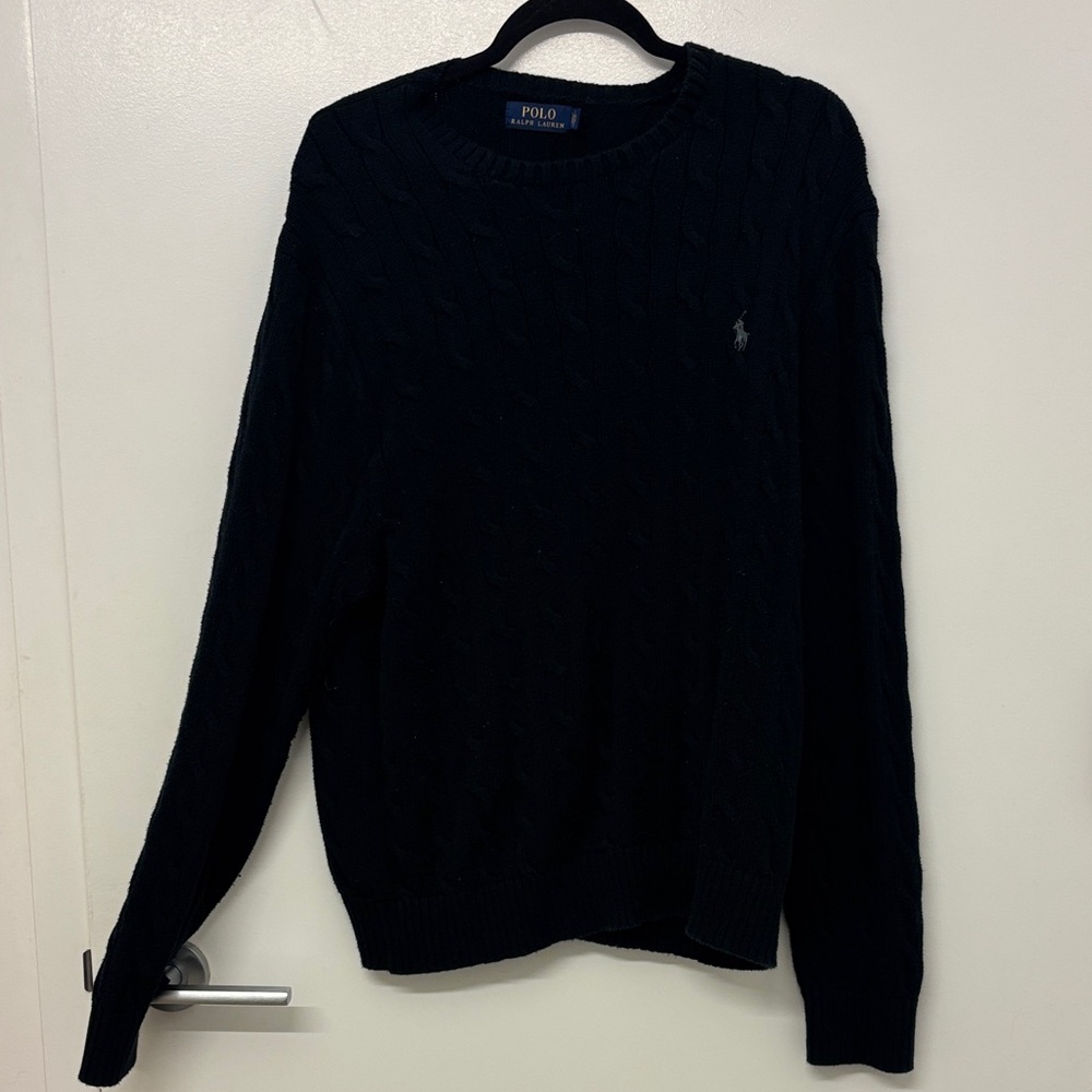 Polo by Ralph Lauren Men's Navy Crewneck Sweater